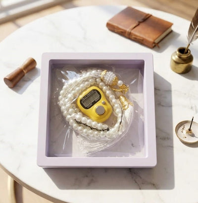 Digital Tasbeeh Counter with Pearl Beads - Zambeel