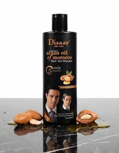 Disaar - Argan Oil of Morocco Black Hair Shampoo - Zambeel
