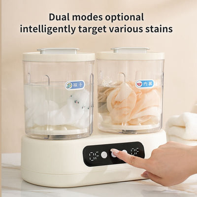 Double - Bucket Mini Washing Machine - Zambeel