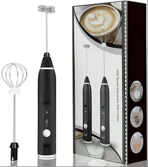 Electric Milk Frother with Dual Whisks - Zambeel