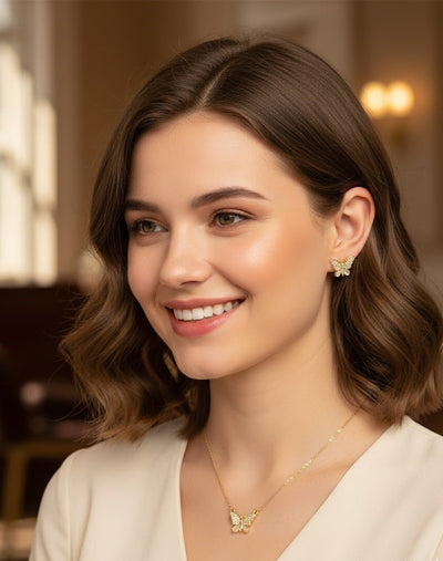 Elegant Butterfly Sparkle Set - Zambeel