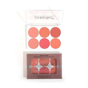 Emelie Cosmetics - Matte Blusher 6 Color Pallete - Zambeel