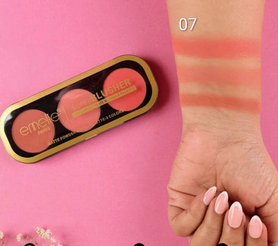 Emelie - Paris Superblusher - 3 - Color Ultimate Blush Palette - Zambeel