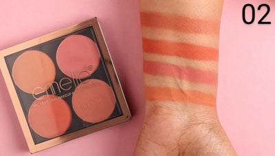 Emelie - Professional Make - up 4 Color Palettea - Zambeel