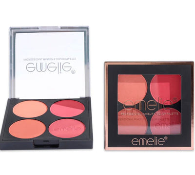 Emelie - Professional Make - up 4 Color Palettea - Zambeel