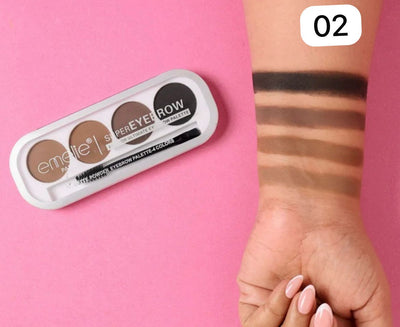Emelie - Super Eyebrown 4 - Color Ultimate Eyebrow Palette - Zambeel