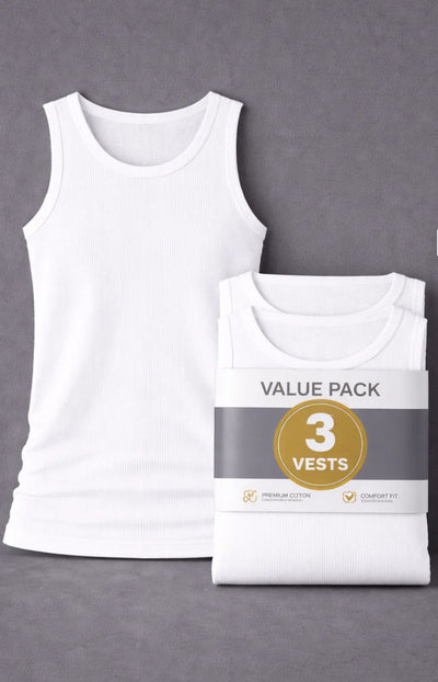 Essential Comfort Cotton Vests - Zambeel