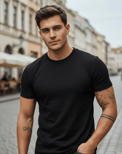 Essential Crew Neck Cotton T-Shirt - Zambeel