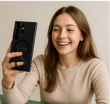 Exe Magnetic Ring Shockproof Case - Zambeel