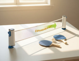 Expandable Retractable Table Tennis Net & Paddle Set - Zambeel