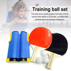 Expandable Retractable Table Tennis Net & Paddle Set - Zambeel