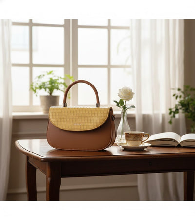 Fashion Dual - Tone Satchel - Zambeel