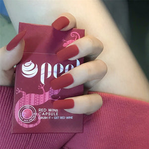 Finished Manicure with False Nails - Zambeel