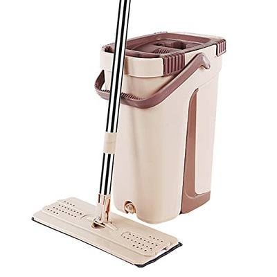 Flat Spin Mop With Bucket - Zambeel