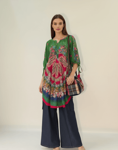 Floral Kurti Set - Zambeel