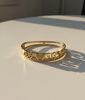 Floral Luxe Butterfly Bangle - Zambeel