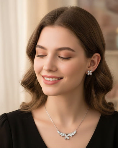 Floral Shine Statement Set - Zambeel