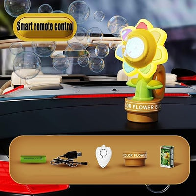 Flower Bubble Machine Toy - Zambeel