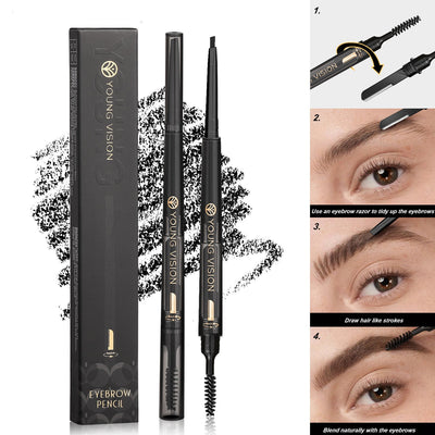 Fog Sense Three In One Eyebrow Pencil Waterproof Smear - proof - Zambeel
