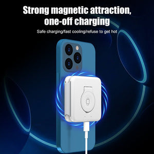 Folding Magnetic Suction Wireless Charger 3 - in - 1 - Zambeel