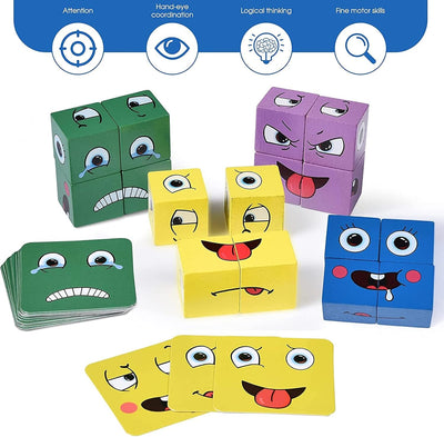 Fun Face Cube Game For Kids - Zambeel