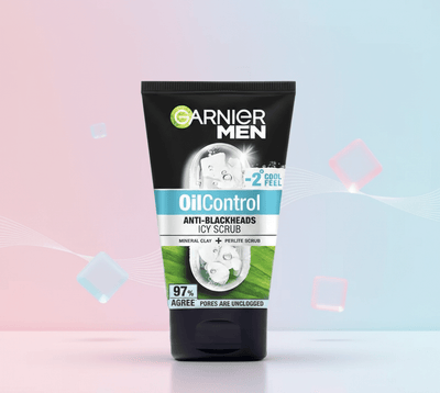 Garnier Men - Oil Control Anti - Blackheads Icy Scrub - Zambeel