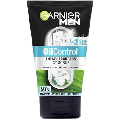 Garnier Men - Oil Control Anti - Blackheads Icy Scrub - Zambeel