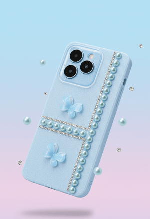 GlamPearl Butterfly Glitter Phone Case - Zambeel