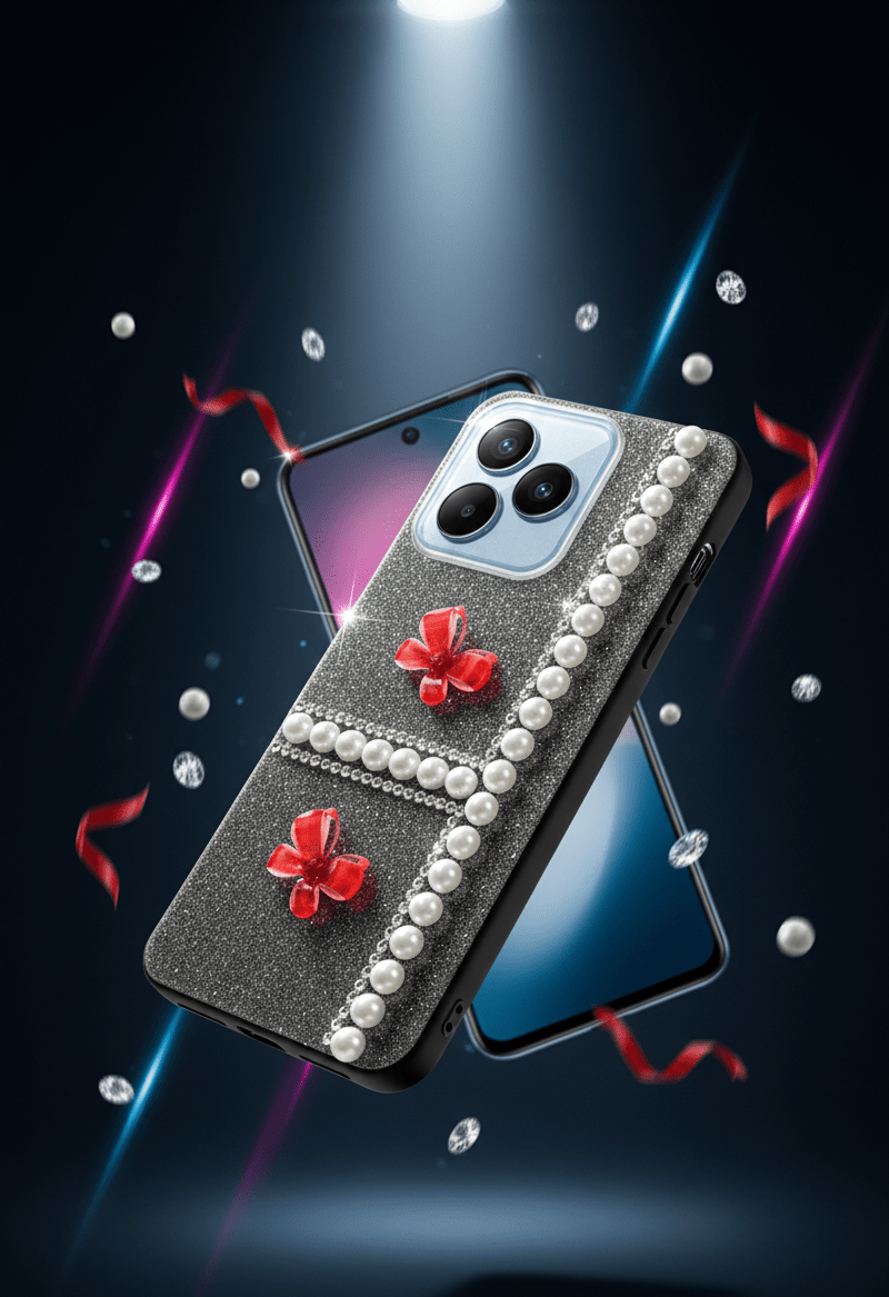 GlamPearl Butterfly Glitter Phone Case - Zambeel