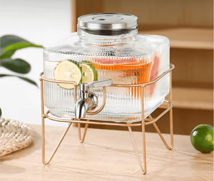 Glass Water Server with Stand - Zambeel