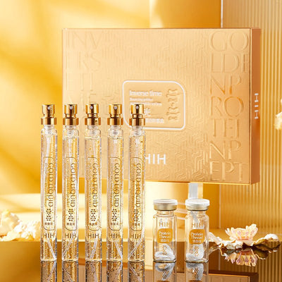 Gold Protein Peptide Kit Beauty Salon Skin Care Product Set Gold Thread Carving Liquid - Zambeel