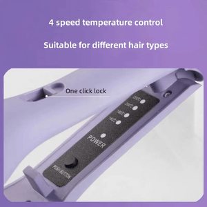 Hair Curling Iron 32mm Deep Wave Hair Curler 4 Temperature Adjustable Fast Heating Crimping Iron Styler Wand For All Hair Style - Zambeel