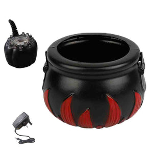 Halloween Pumpkin Smoke Witch Bucket Color Changing Lights - Zambeel