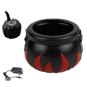 Halloween Pumpkin Smoke Witch Bucket Color Changing Lights - Zambeel