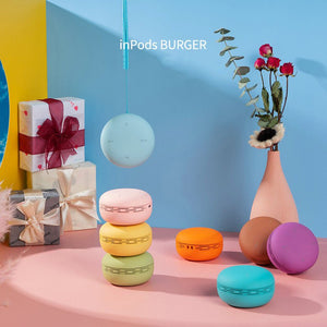 Hamburg Bluetooth Speaker TWS Macaron Color Mini Speaker Subwoofer Gift Small Speaker - Zambeel