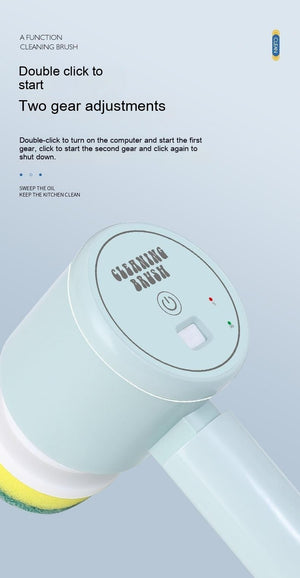 Handheld Multifunctional Electric Floor Cleaning Brush - Zambeel