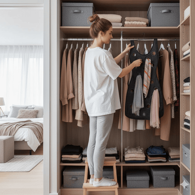 Hanging Scarf Organizer - Zambeel