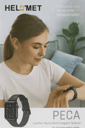 Helmet - Peca Leather Watch Band - Zambeel