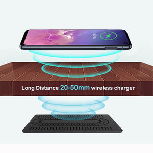 Hidden Desktop Wireless Phone Quick Charger Set - Zambeel