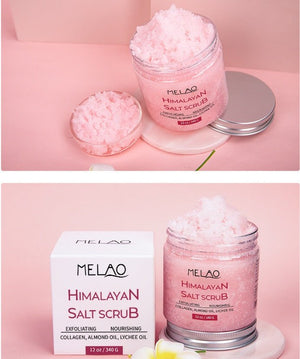 Himalayan Salt Body Scrub Cream Exfoliating - Zambeel