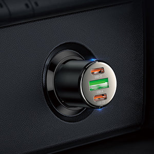 Hoco - 3 Port Car Charger (NZ6) - Zambeel