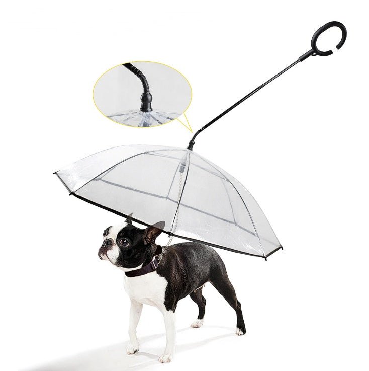 Hot Selling Transparent Pet Supplies Adjustable Pet C Type Umbrella - Zambeel