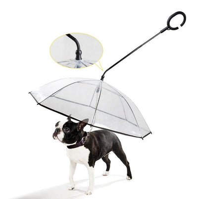 Hot Selling Transparent Pet Supplies Adjustable Pet C Type Umbrella - Zambeel