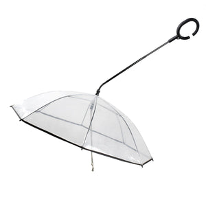 Hot Selling Transparent Pet Supplies Adjustable Pet C Type Umbrella - Zambeel