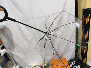 Hot Selling Transparent Pet Supplies Adjustable Pet C Type Umbrella - Zambeel