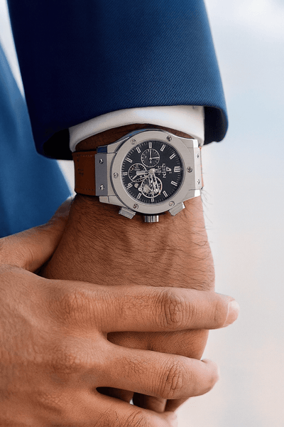 Hublot - Classic Fusion Automatic Skeleton Chronograph Watch (A+) - Zambeel