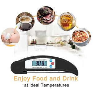 Instant - Read Meat Thermometer Digital Electronic Food Temp Kitchen Cooking Grill - Zambeel