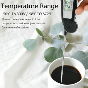 Instant - Read Meat Thermometer Digital Electronic Food Temp Kitchen Cooking Grill - Zambeel