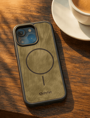 iPefet MagSafe Leather Texture Case for iPhone - Zambeel