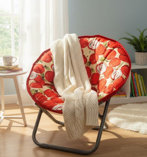 Kids Folding Apple Pattern Chair Ⓢ - Zambeel